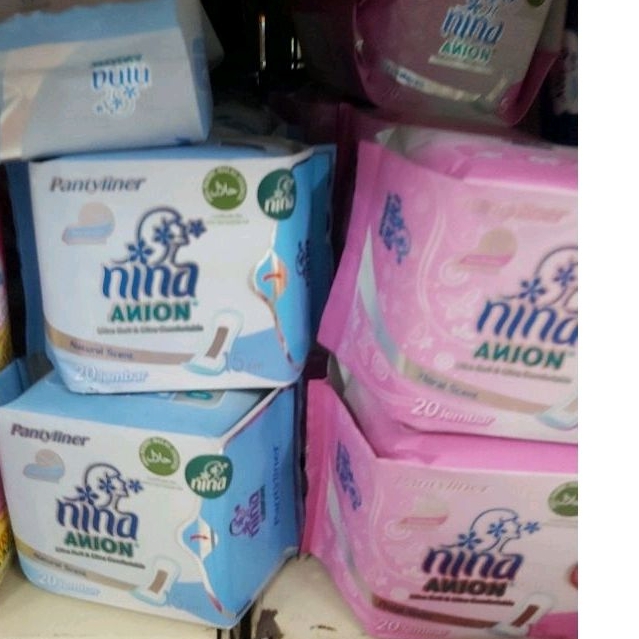 Pantyliners anion nina bagus/pantyliner anion/nina bagus/pembalut tipis
