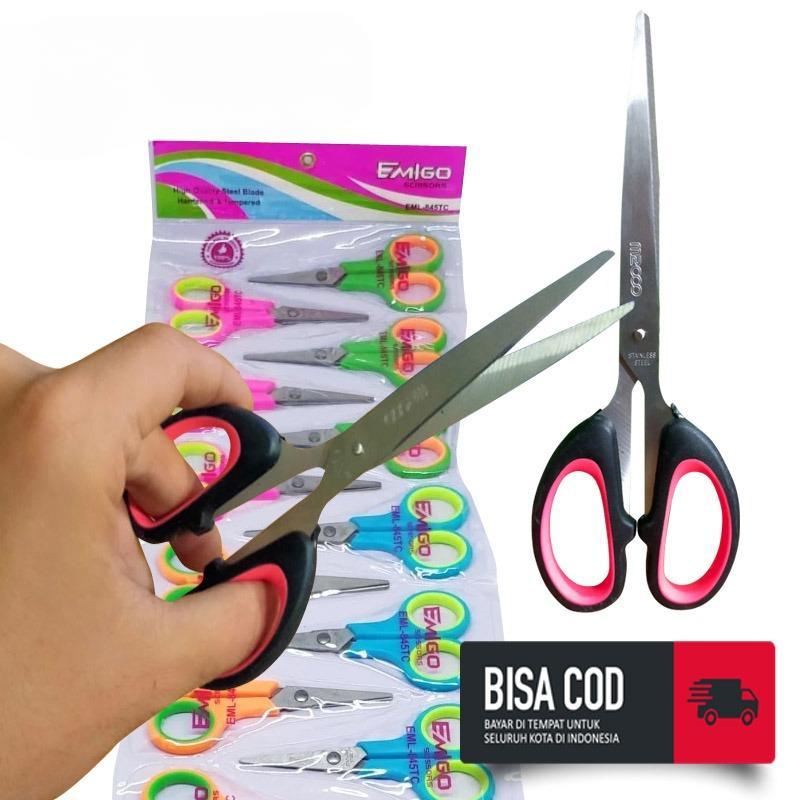 

[blisaja store] GUNTING M2000 STAINLESS besi Ukuran Kecil, Besar | GUNTING KERTAS High Quality Scissors | 1 psc gunting panjang tajam | Gunting Baja