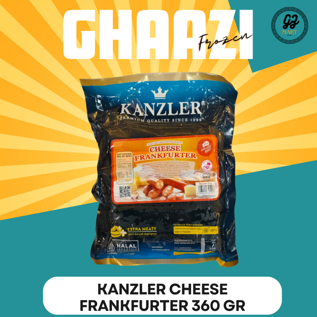 

KANZLER CHEESE FRANKFURTER 360 GR