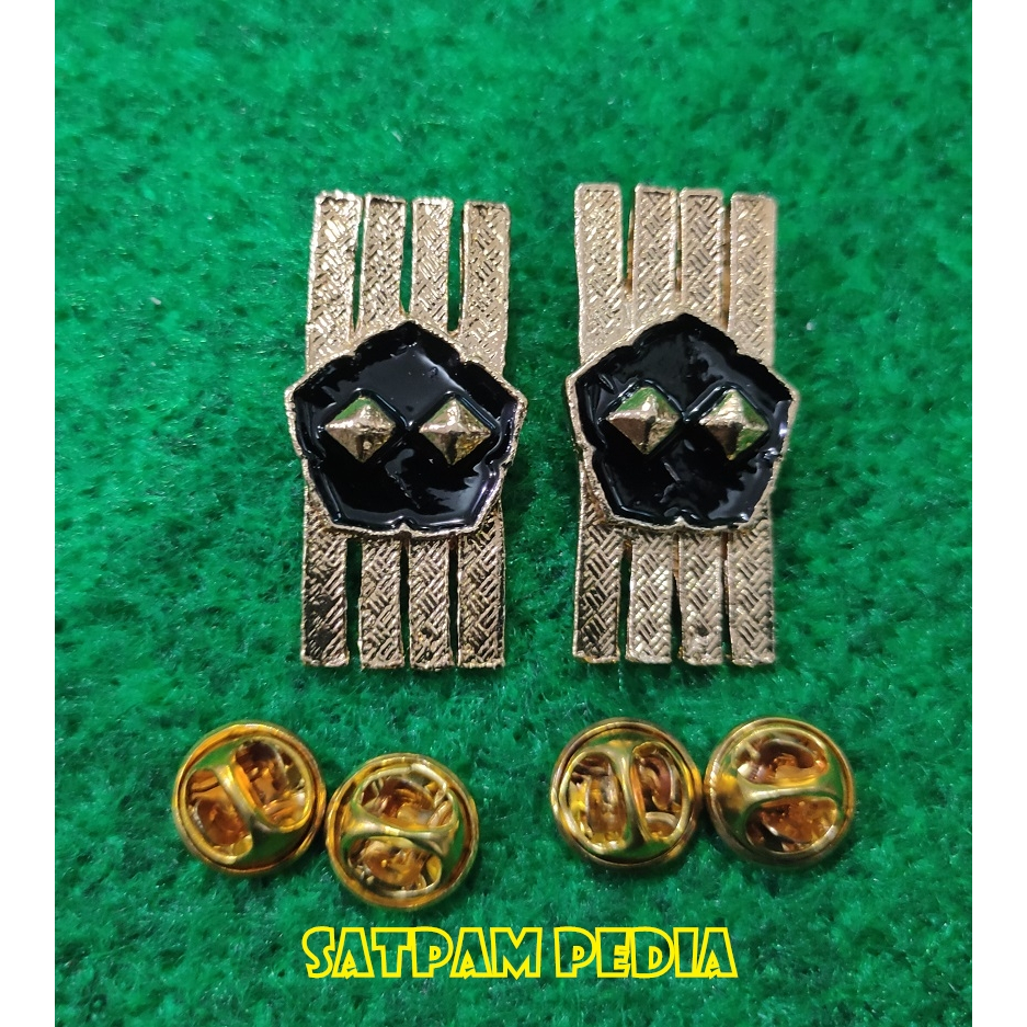 Monogram Kerah PNS Polri Gol 4B - Pin Kerah PNS Polri Gol 4B