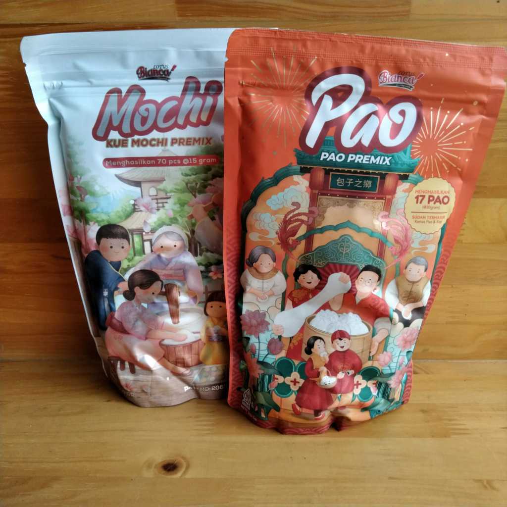 

Lotus Bianca Tepung Premiks Pao / Mochi 300gr