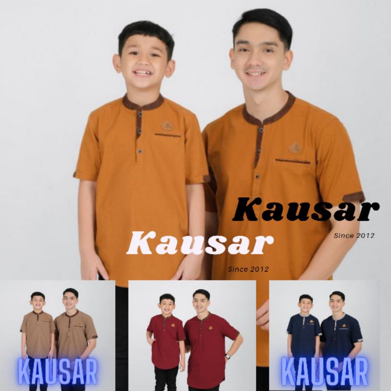 Baju Koko Couple Ayah Dan Anak Baju Lebaran Couple Pasangan 2024 Kemeja Koko Ayah Dan Anak Laki Laki