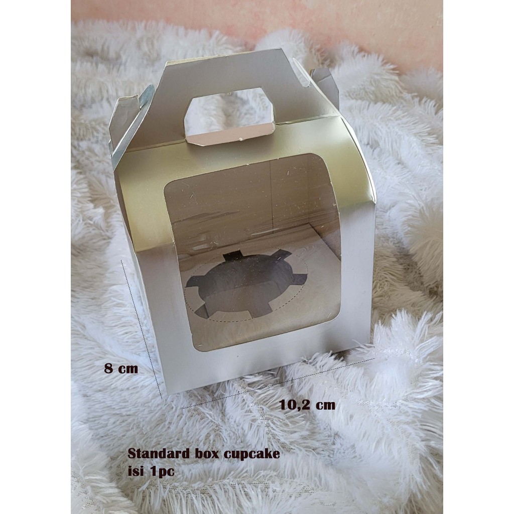 box cupcake bijian / box cupcake silver / box cupcake tenteng / box cupcake gable box