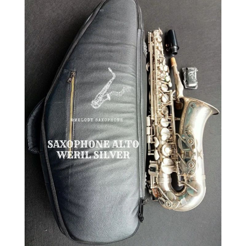 saxophone alto weril silver