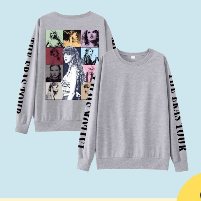 Taylor Swift The Eras Tour List Crewneck | Unofficial Merch Kaos Taylor Swift
