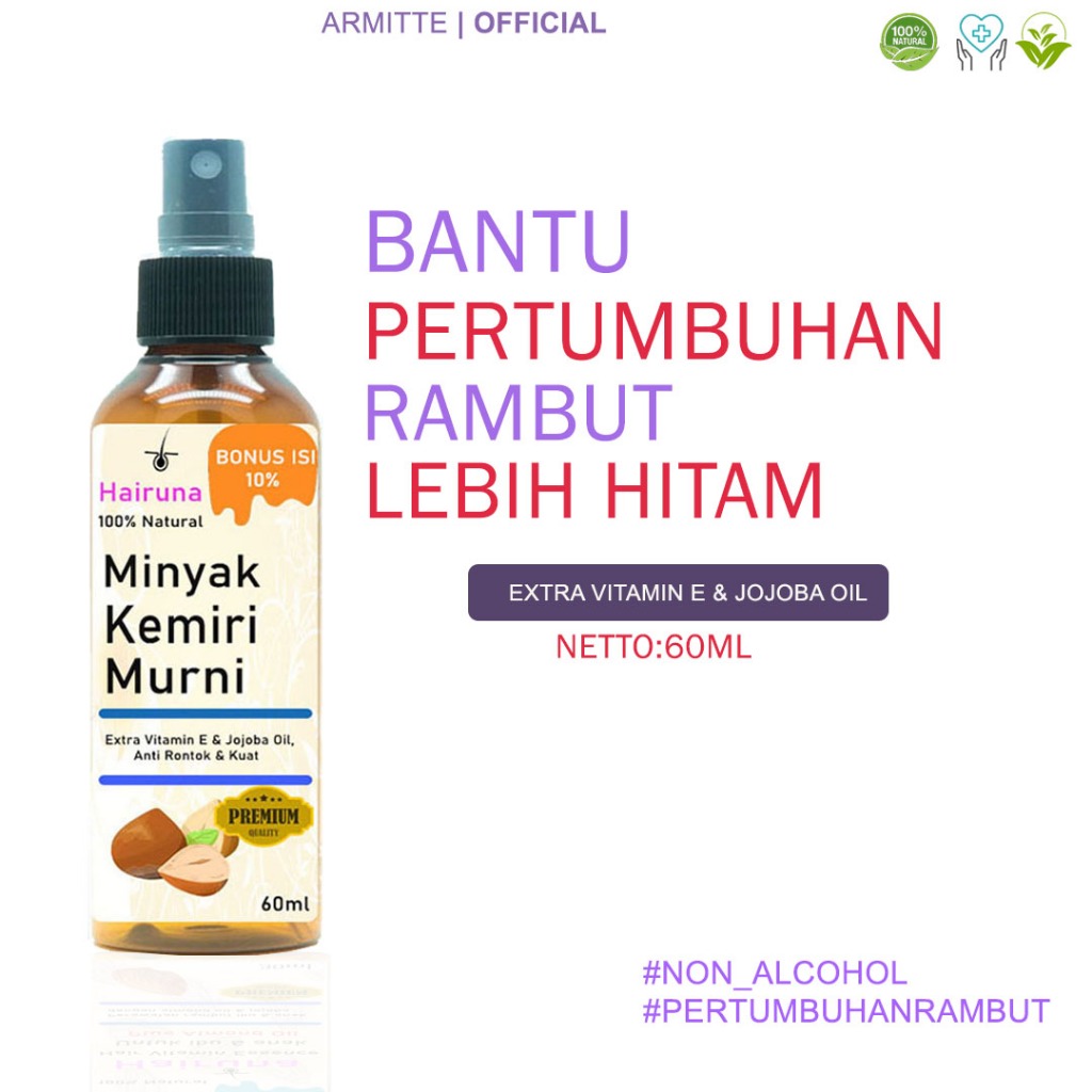 Minyak Kemiri Penumbuh Rambut Minyak Rambut Kemiri Obat Penumbuh Rambut Penghitam Rambut Minyak Ramb