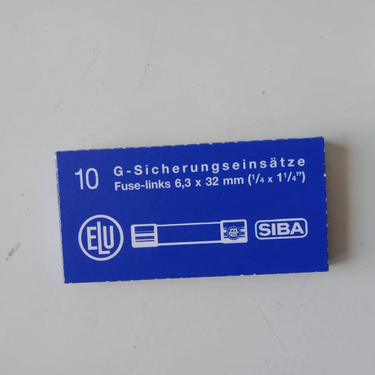 Fuse 6,3x32 6,3A 500V P/N.7006565 Fuse Time Delay SIBA Fuse 6,3x32 6,3A 500V P/N.7006565 Fuse Time D