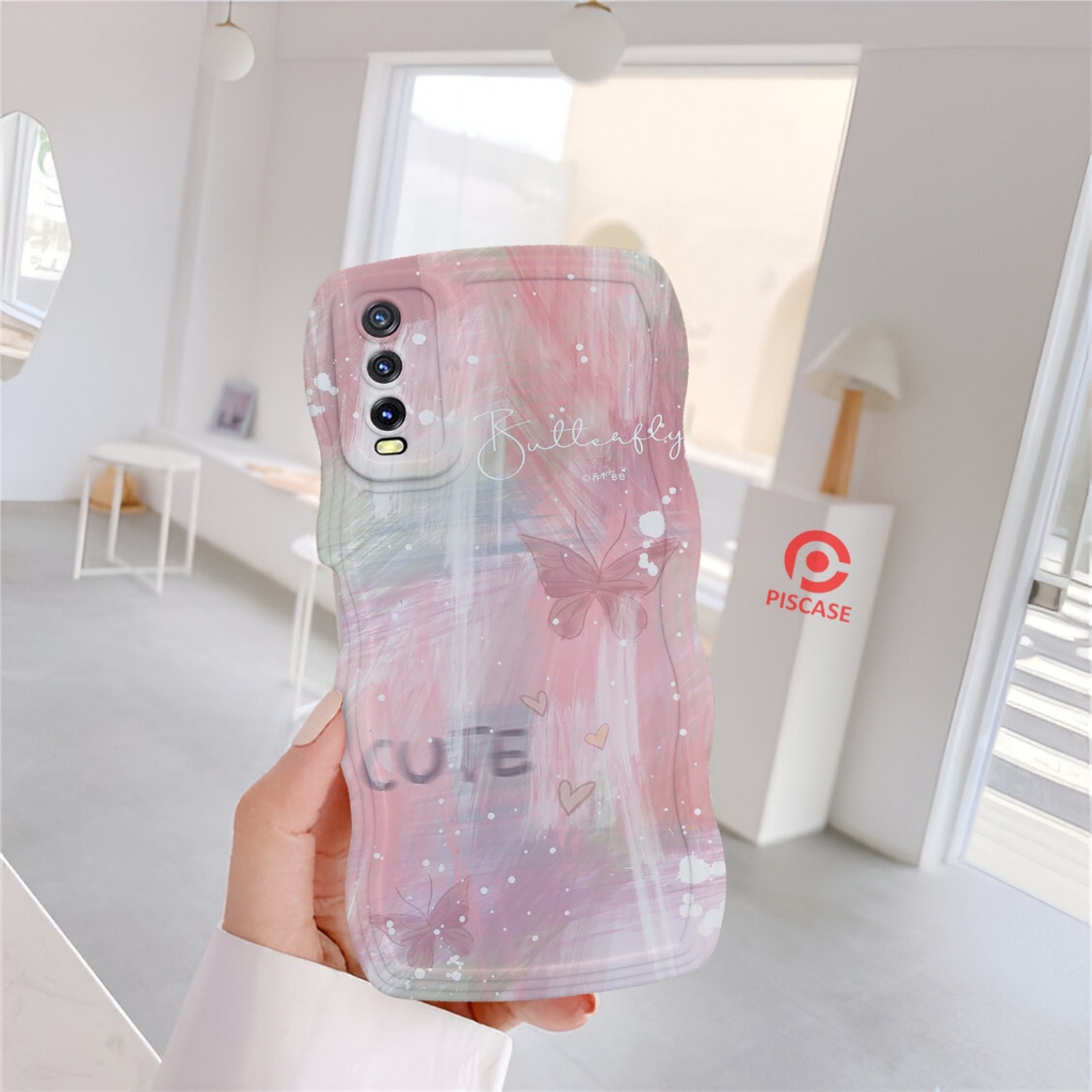 Softcase VIVO Y20 / Y12S / Y20S GELOMBANG Terbaru - Fashion Softcase - Casing VIVO Y20 / Y12S / Y20S