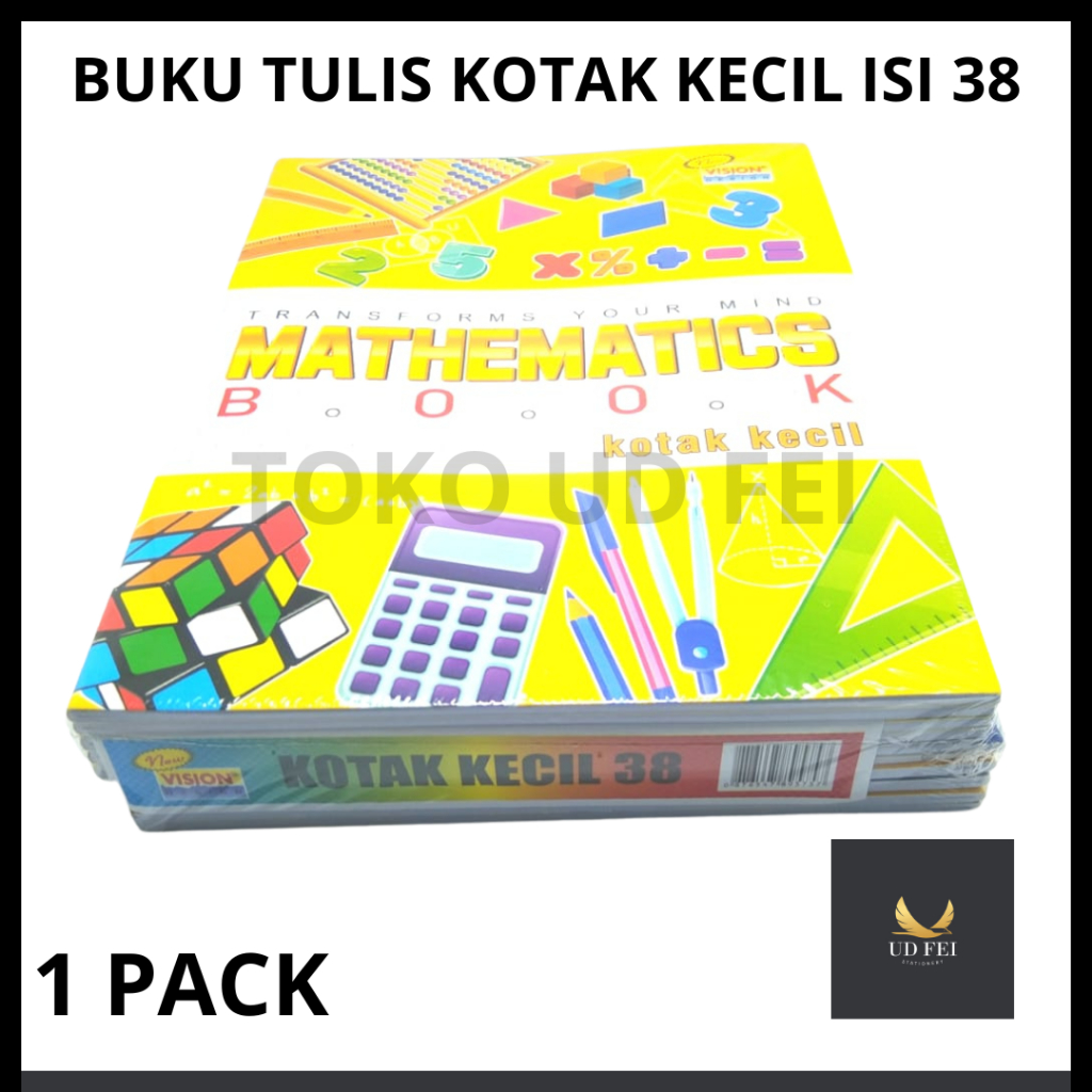 

(1 PACK) Buku Kotak Murah / Buku Kotak Kecil Vision/ BUKU KOTAK STRIMIN