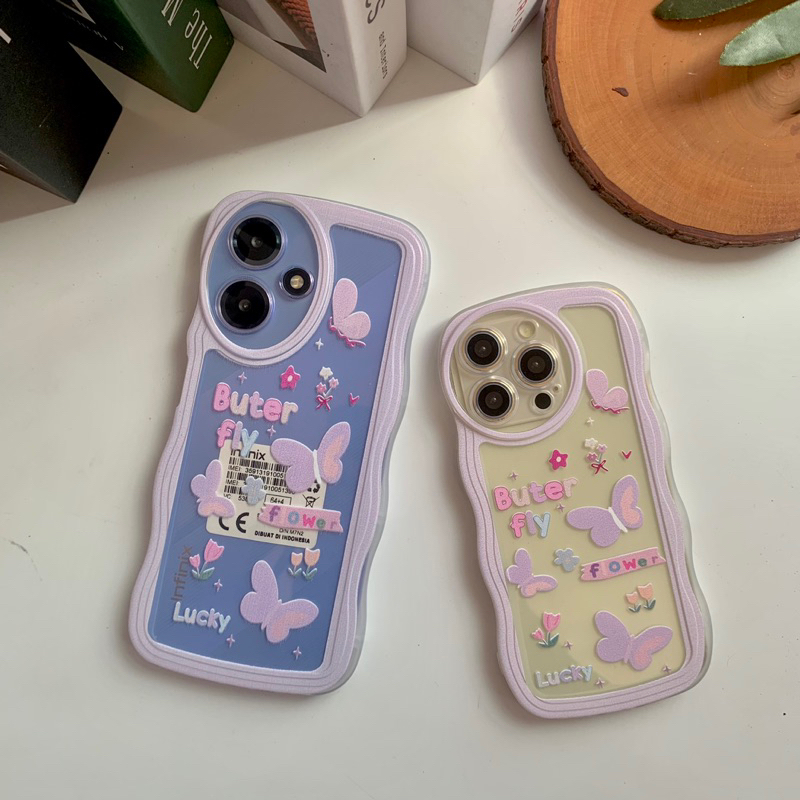 CASE BUTTERFLY ANDROID SAMSUNG  A03 A03core A04 A04E A20s A04S A50 A51 A52 A53 A33 J2prime A24 A14 A