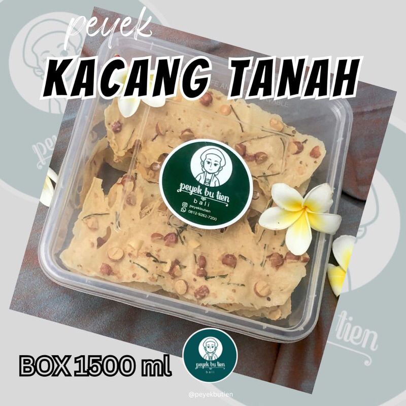 

Peyek kacang tanah (Toples Kotak)