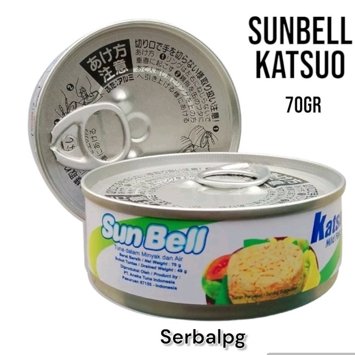 

SUN BELL KATSUO - IKAN TUNA DALAM KALENG 70GR