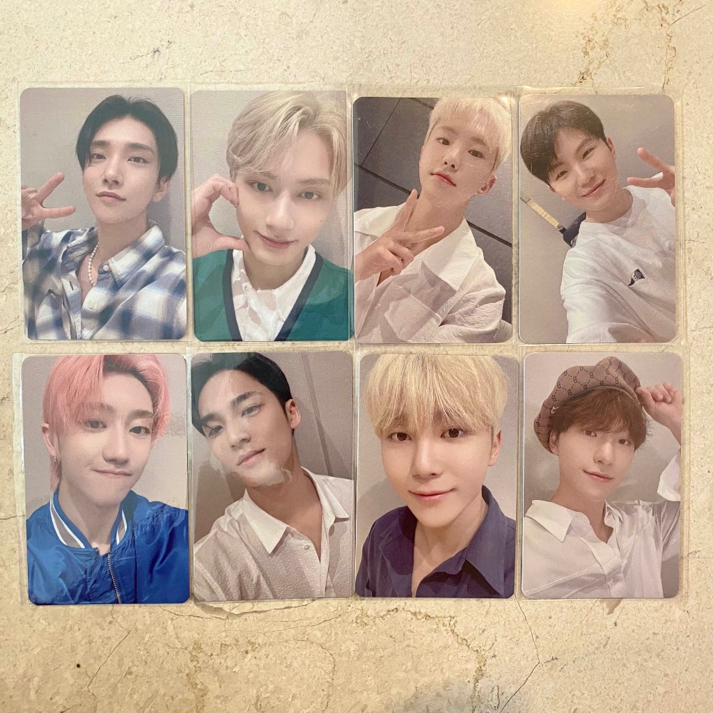 [READY] PC FANSIGN YZY E FACE THE SUN ALBUM SEVENTEEN YIZHIYU ROUND FTS PHOTOCARD JOSHUA JUN HOSHI W