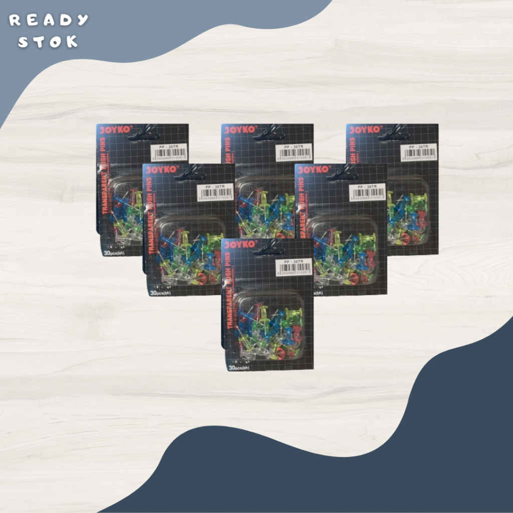 

TUSUK KERTAS / PUSH PIN PP-30 TR / TT - 11 (PK PAYUNG) JOYKO