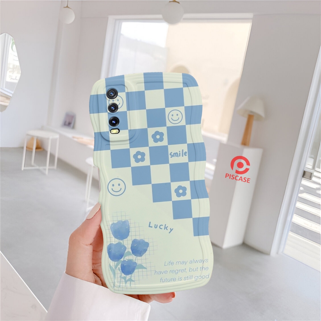 Softcase VIVO Y20 / Y12S / Y20S GELOMBANG Terbaru - Fashion Softcase - Casing VIVO Y20 / Y12S / Y20S