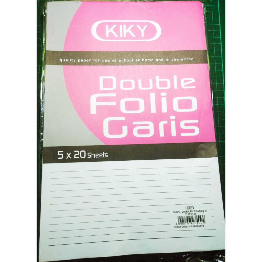 

Kiky Double Folio Garis isi 20 lembar