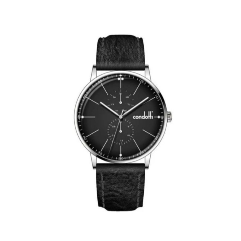 CONDOTTI CN1090-S03-L03 Jam Tangan Analog Pria Kulit Original Garansi Resmi 1 Tahun