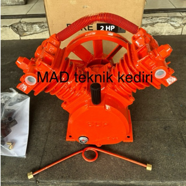 Kepala kompresor 2 HP SDP by Shark Head Bare kompresor 2HP