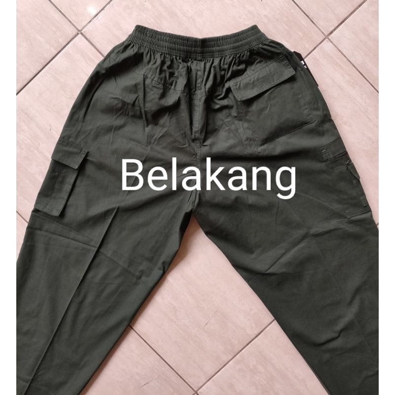 POI celana panjang cargo pria#wanita#celana pinggang karet#celana cargo pinggang karet#celana cargo