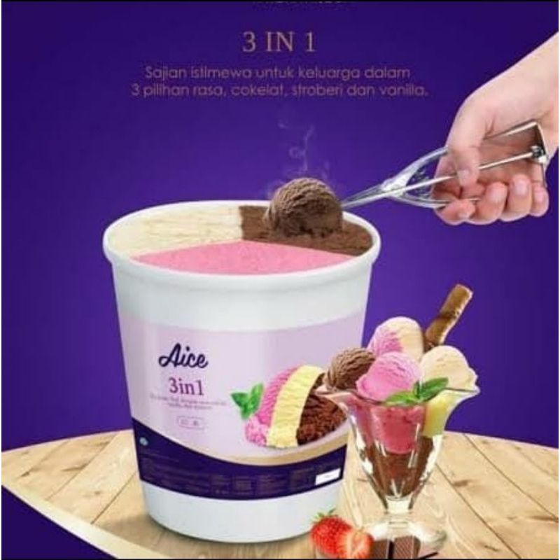 

ES CREAM AICE EMBER 8 LITER,AICE 3 IN 1 BUCKET 8 LITER