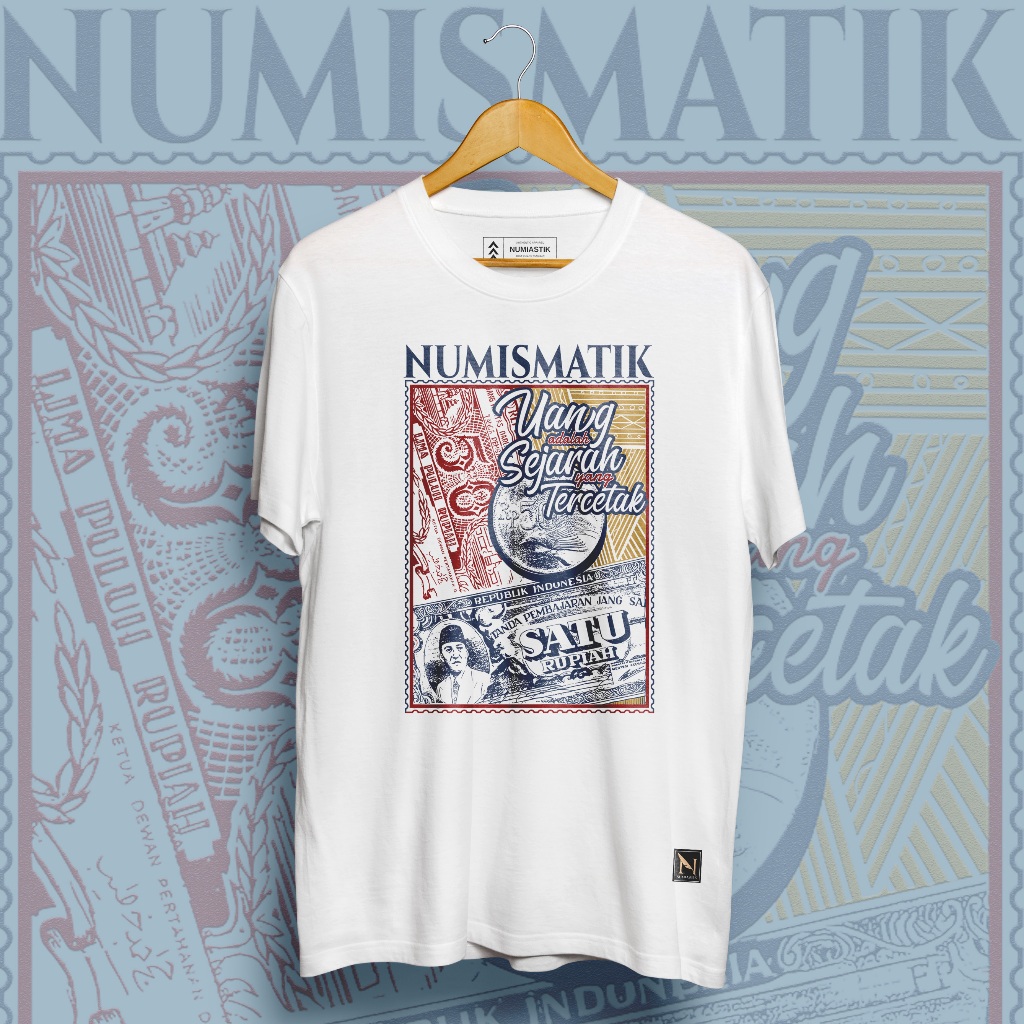 NUMIASTIK KAOS KOLEKTOR UANG SEJARAH TERCETAK