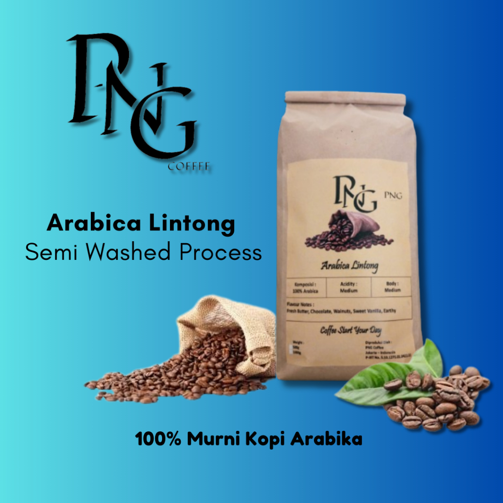 

Kopi Arabika Lintong Sumatera Arabica Coffee Bean 1000g