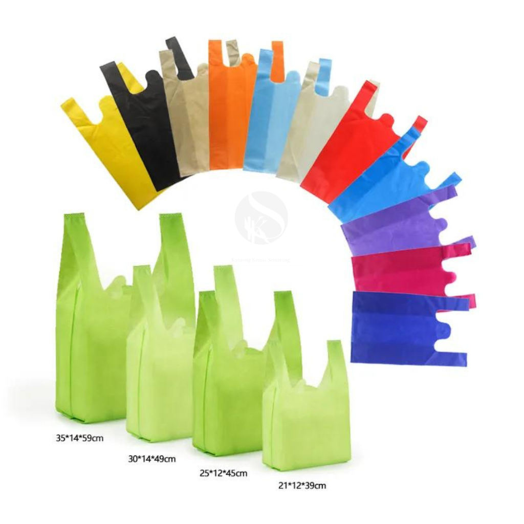 

Tas Spunbond 40x15x60 CM / Spunbund / Tas Kain / Belanja Model Kantong Kresek brownies ramadhan