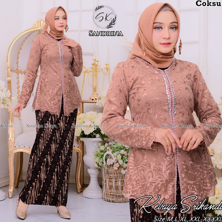 PROMO ALE BISA COD Setelan Kebaya encim by rasaqi Tunik Brukat Busui Baju Kebaya Modern Kebaya Pesta