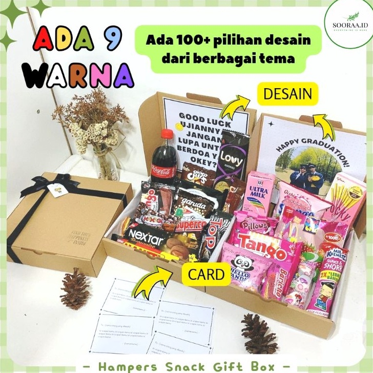 

BACA DESKRIPSI Hampers snack ulang tahun Hampers lebaran Hampers Ramadhan snack box gift box hadiah ulang tahun hadiah wisuda