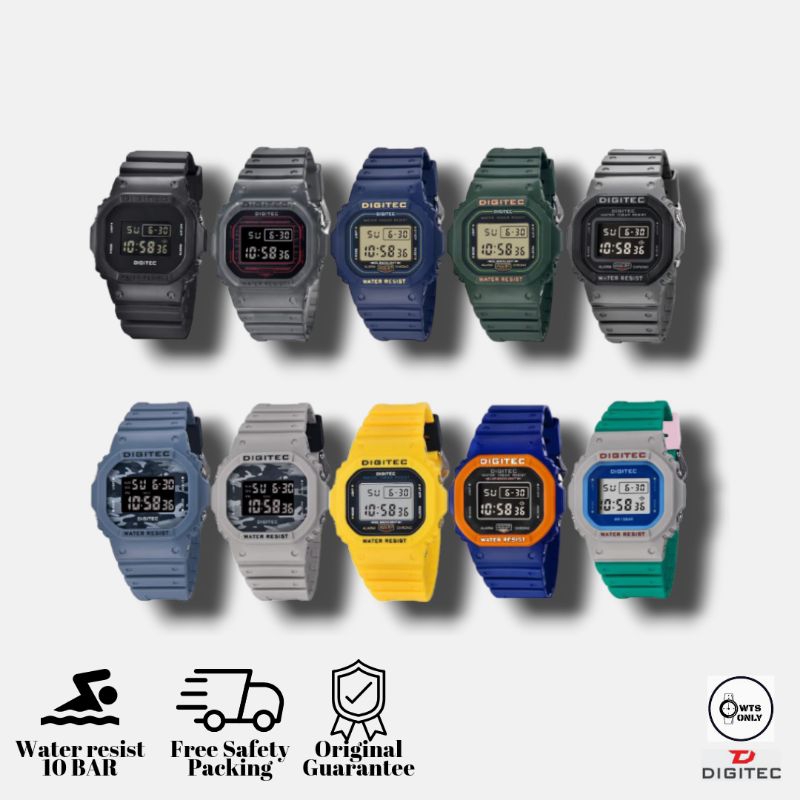 Jam tangan Digitec DG 6024T / 6024 Original