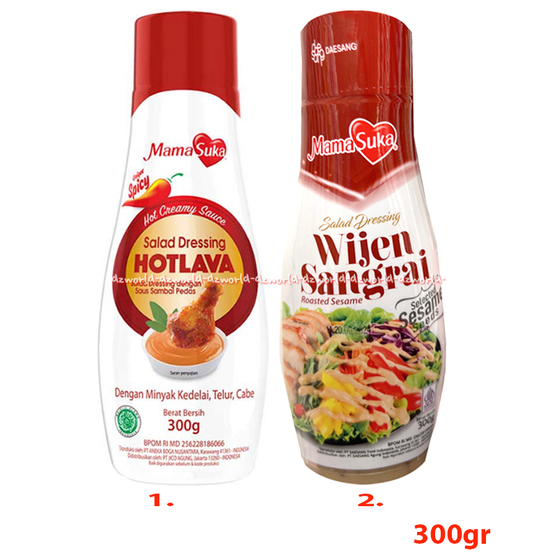 

Mamasuka 300gr Wijen Sangrai Salad Dressing Roasted Sesame Saos Sambal Hot Lava
