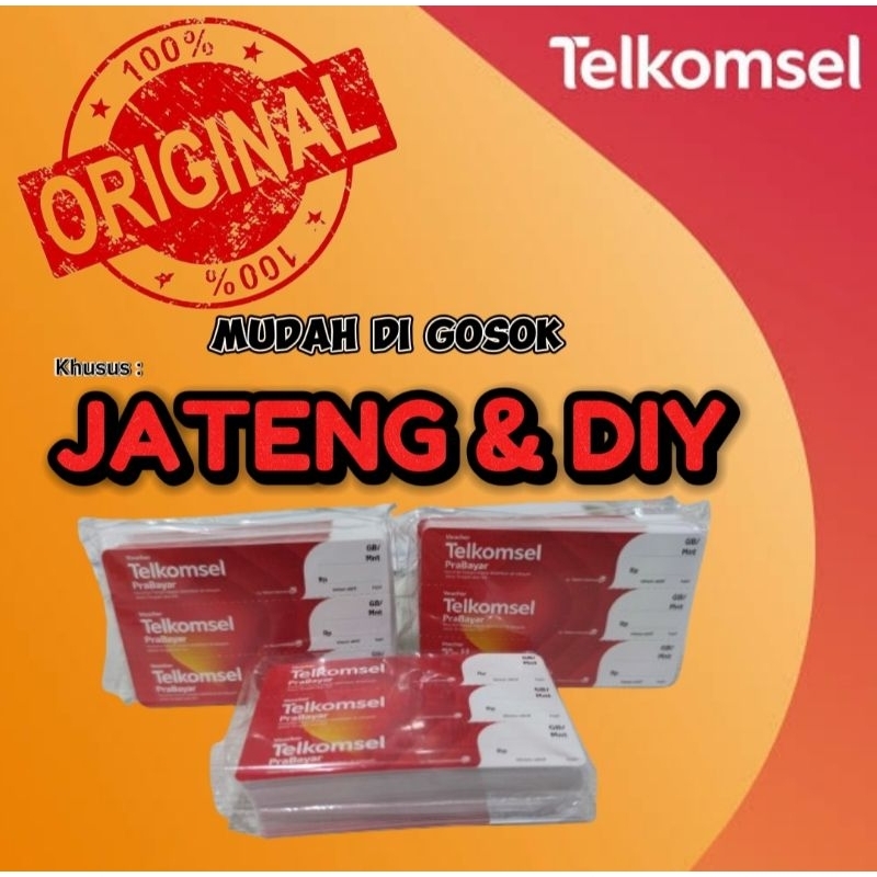 Telkomsel Voucher zero voucher 0k voucher kosongan JATENG DIY