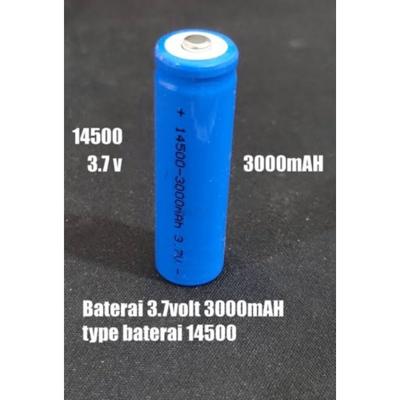 Baterai Cas AA 14500 3000 mah 3.7V baterai isi ulang AA