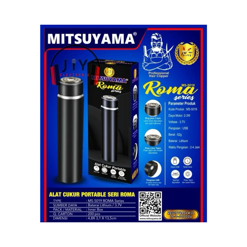 Mitsuyama MS-5019 Alat Cukur Rambut Elektrik