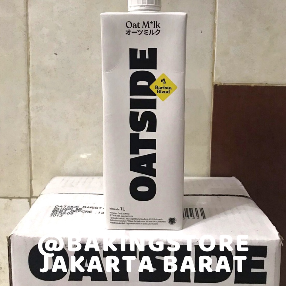 

V44859 Oatside Barista Oat Milk 1L Susu Oat Gandum Lactose Dairy Free