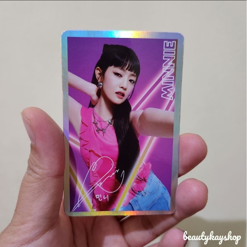 Official Photocard Minnie (G)I-DLE GIDLE Rexona