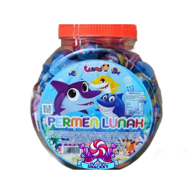 Luvmi permen lunak hiu 1pak isi 50pcs