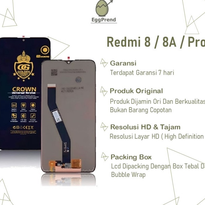 PPB LCD TOUCHSCREEN XIAOMI REDMI 8  8A  8A PRO COMPLETE ORIGINAL FULLSET  LCD REDMI 8  LCD REDMI 8A 