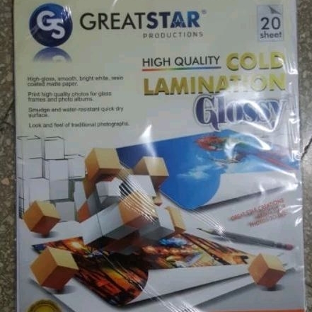 

Plastik Bahan Laminasi Dingin Cold Lamination A3 Glossy Doff