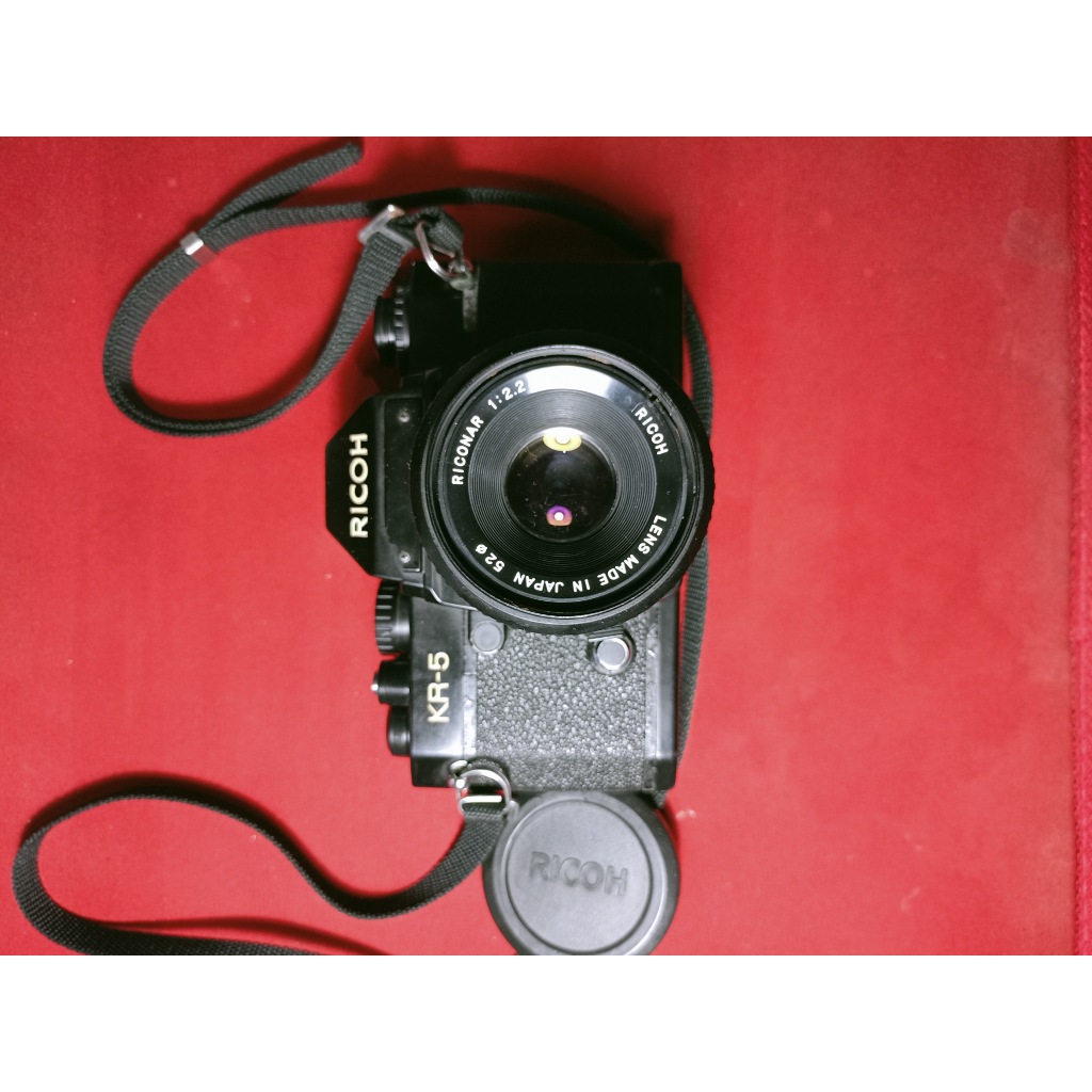 kamera analog film ricoh kr5 second mulus body lensa