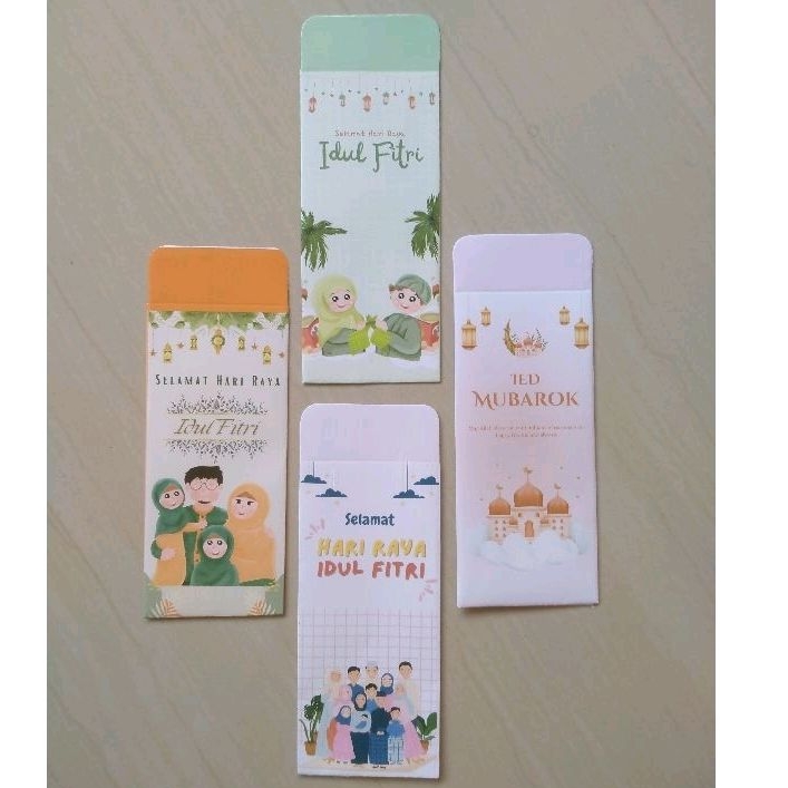 

ANGPAO LEBARAN SIAP PAKAI 1 pack (10 PCS) glossy amplop lebaran ampau lebaran angpao idul Fitri besar Ied Mubarak angpo lebaran