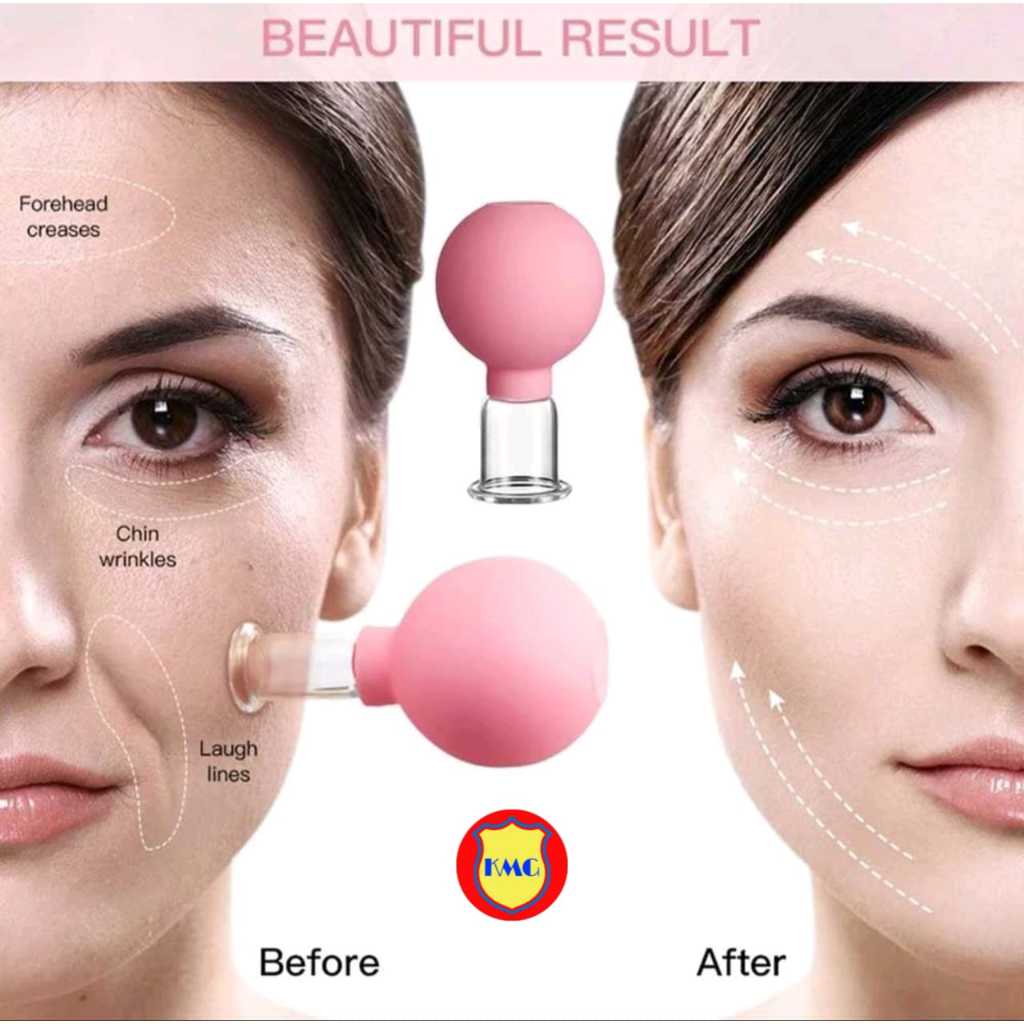 Facial Cupping-Alat Bekam Wajah-Cupping Bekam-Bahan Kaca