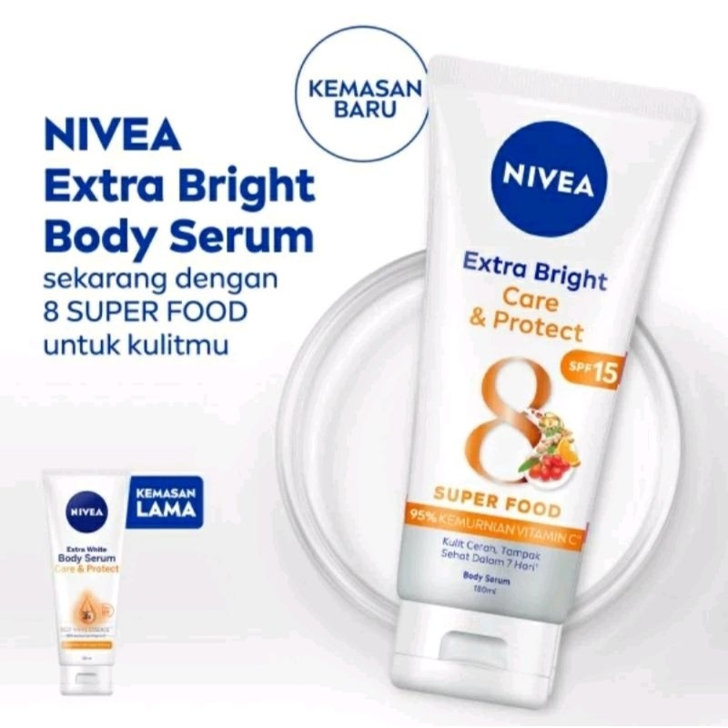 NIVEA Extra White Body Serum 180 ML Nivea Body Serum