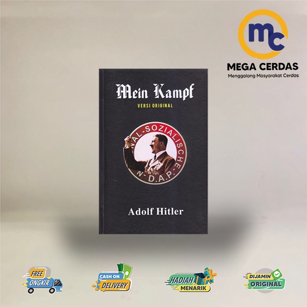 BUKU MEIN KAMPF - ADOLF HITLER VERSI ORIGINAL (HARD COVER)
