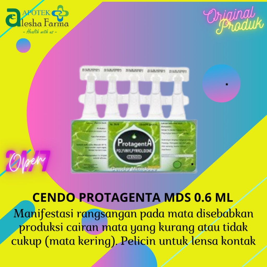 ❤Alesha❤ Cendo Protagenta | Obat Tetes Mata Kering
