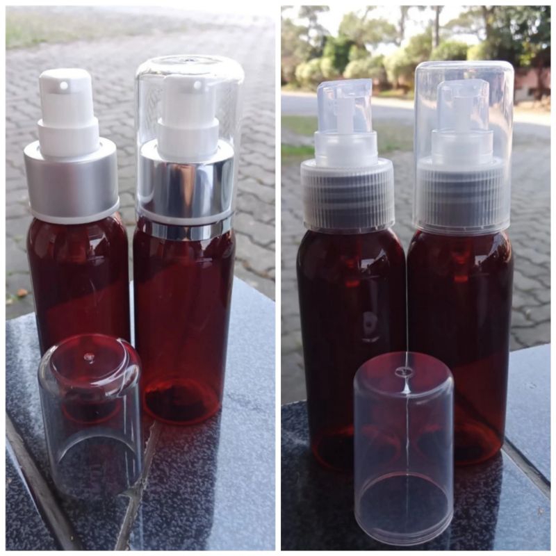 Botol 60ml Botol Pump 60ml Amber Botol 60ml Cokelat Tutup Pump Treatment Botol 6pml Amber Treatment