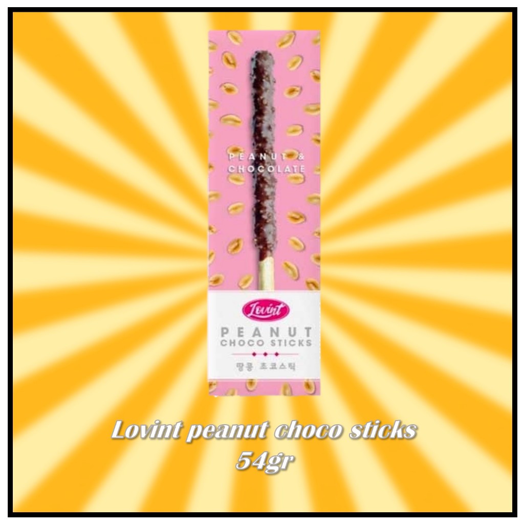 

Lovint peanut choco sticks 54gr