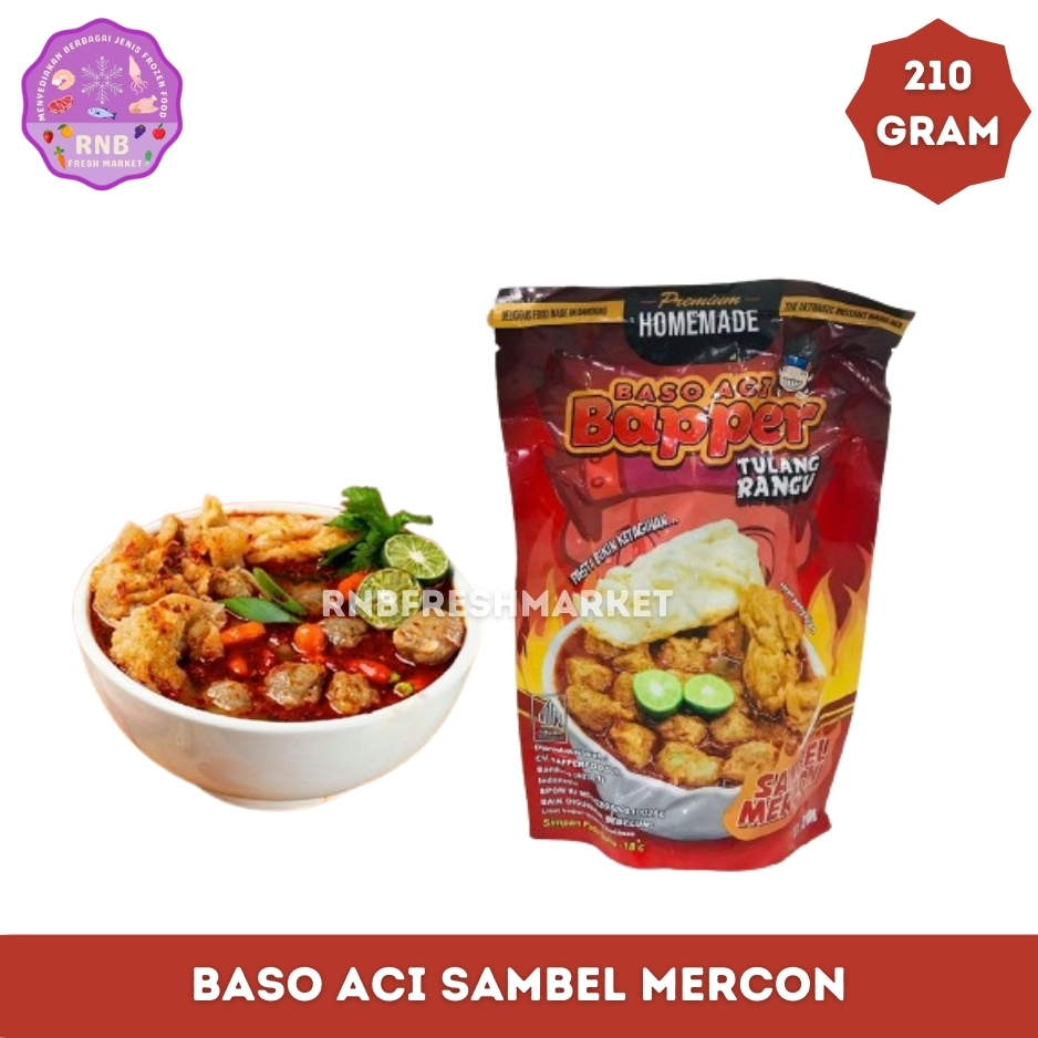 

Baso Aci Bapper Tulang Rangu Sambel Mercon Netto 210 Gram