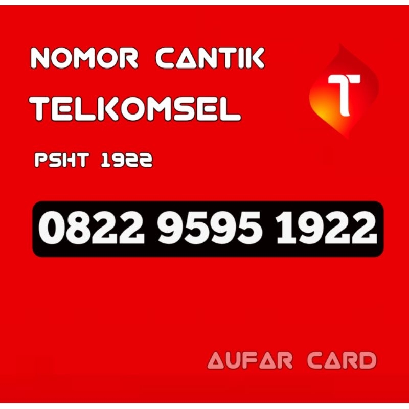 Nomor Cantik Telkomsel Simpati PSHT 1922 RAPI Minimalis