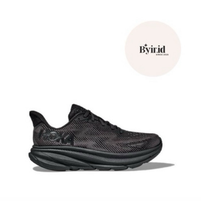 Hoka Clifton 9 Men's Running Shoes - Black/Black